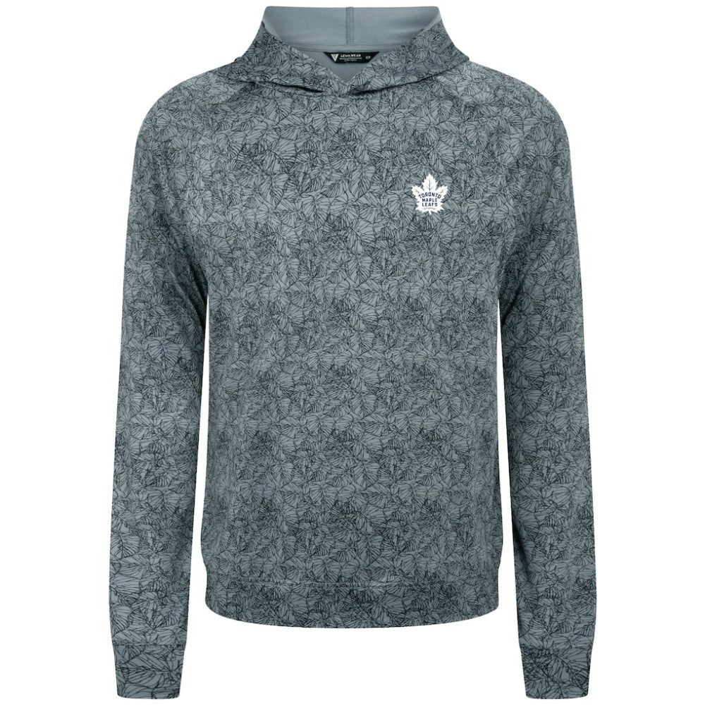 Toronto Maple Leafs Levelwear Albatross Raglan Pullover Hoodie - Gray - NHL