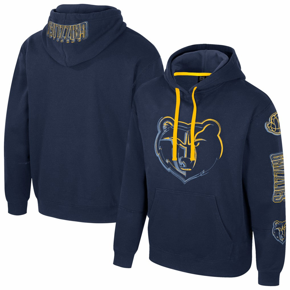 Memphis Grizzlies Stadium Essentials Unisex Elementized Pullover Hoodie Navy - NBA