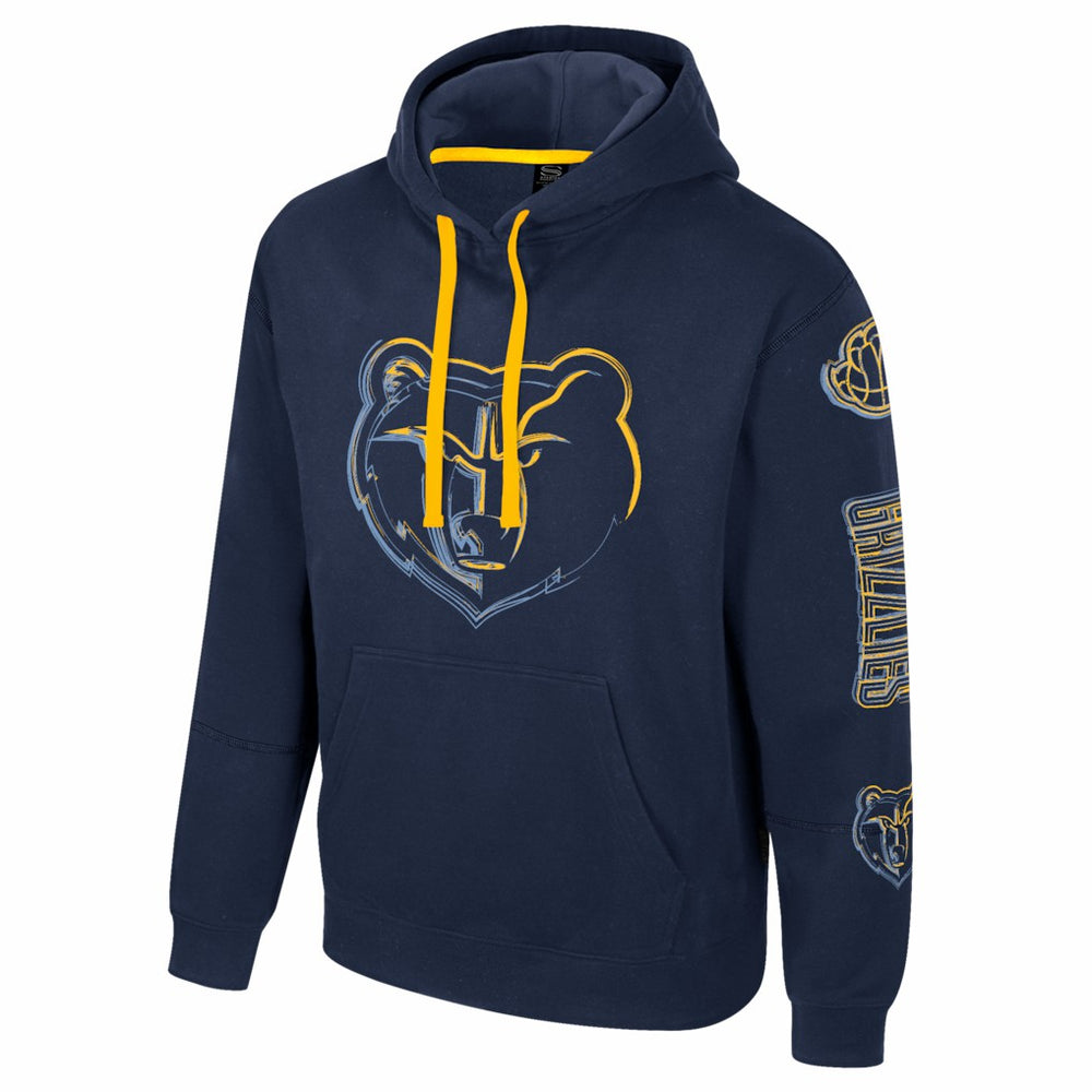 Memphis Grizzlies Stadium Essentials Unisex Elementized Pullover Hoodie Navy - NBA