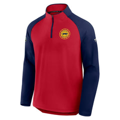 Florida Panthers Fanatics 2026 NHL Winter Classic Authentic Pro Quarter-Zip - Bright Cardinal - NHL