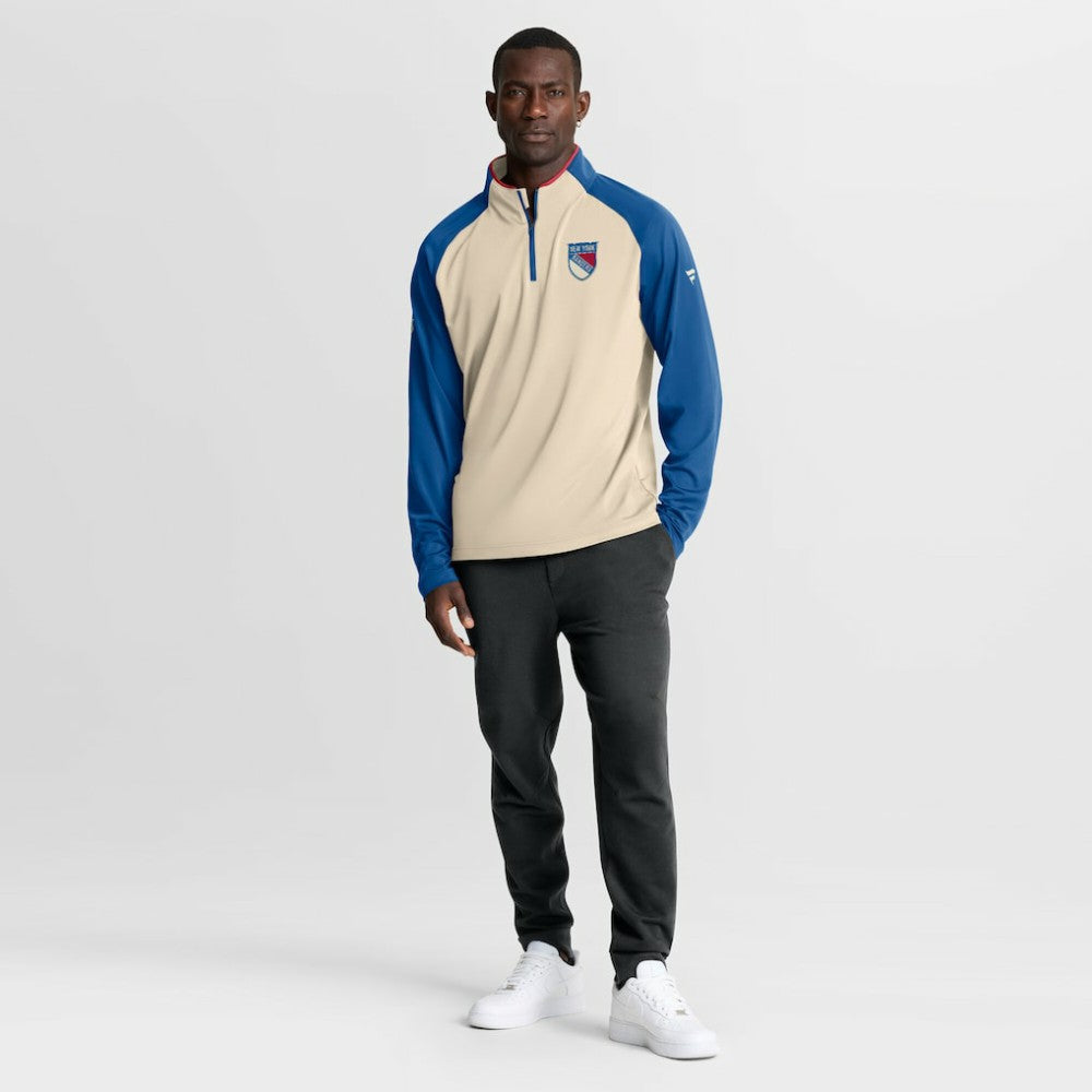 New York Rangers Fanatics 2026 NHL Winter Classic Authentic Pro Quarter-Zip - Natural - NHL