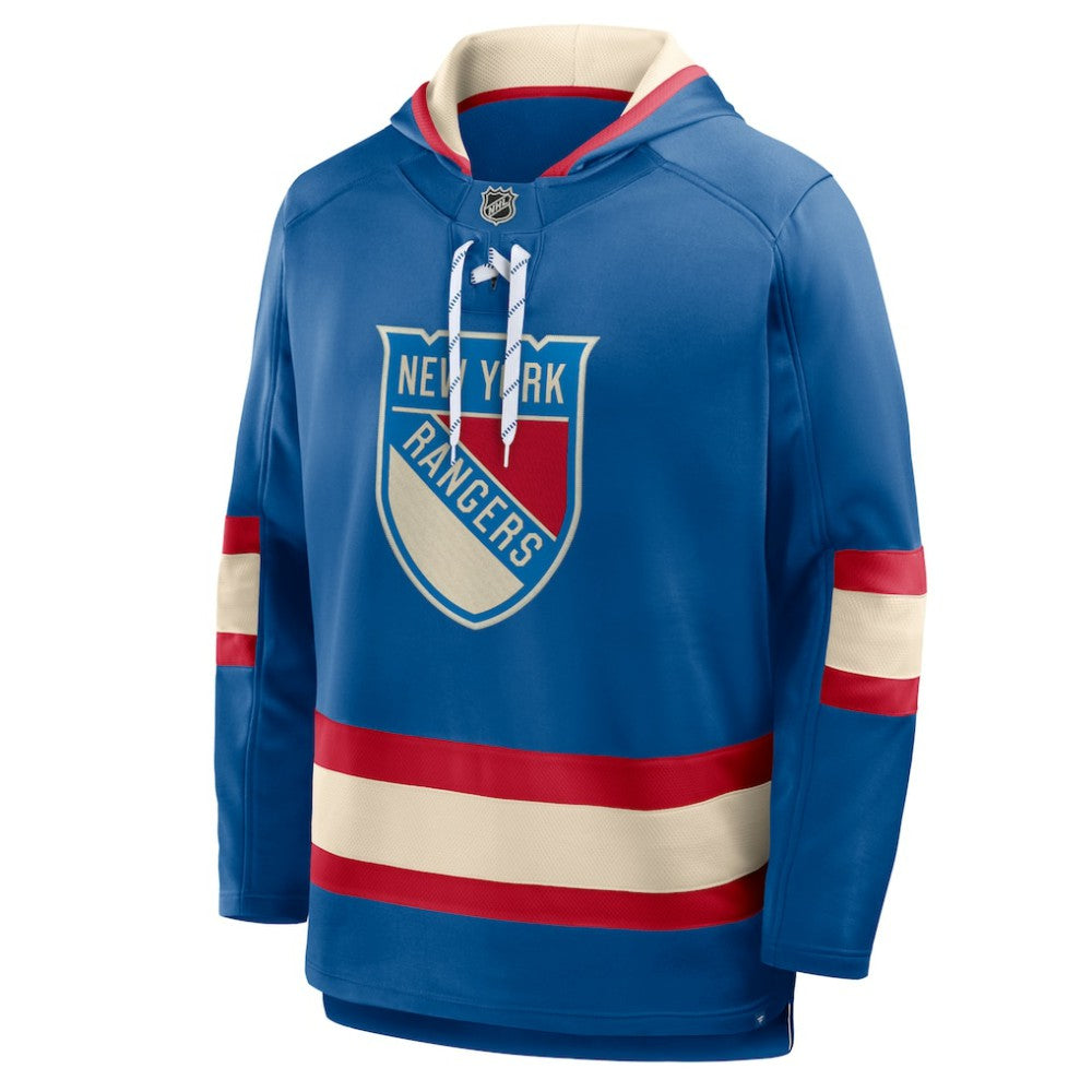 New York Rangers Fanatics 2026 NHL Winter Classic Lace Collar Hoodie - Blue - NHL