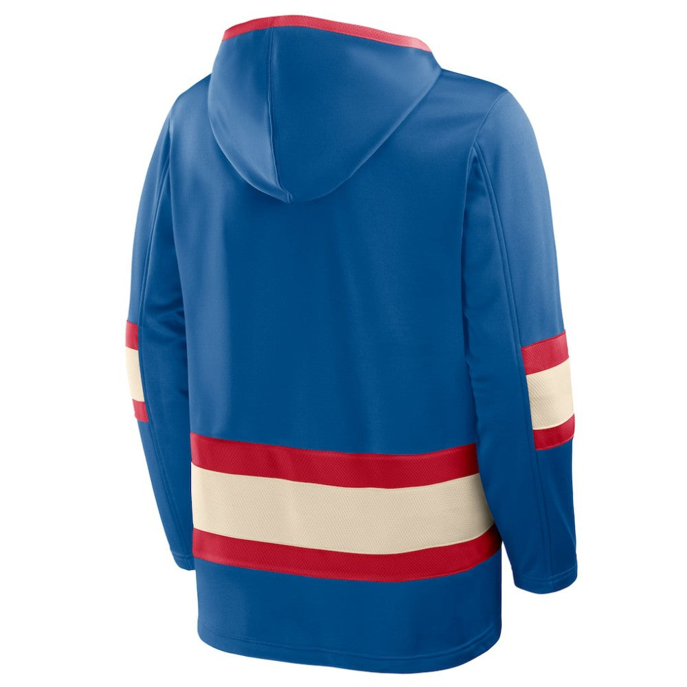 New York Rangers Fanatics 2026 NHL Winter Classic Lace Collar Hoodie - Blue - NHL