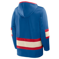 New York Rangers Fanatics 2026 NHL Winter Classic Lace Collar Hoodie - Blue - NHL