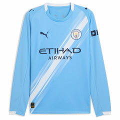 Manchester City 2025/26 Home Replica Long Sleeve Jersey Sky Blue | Puma Online