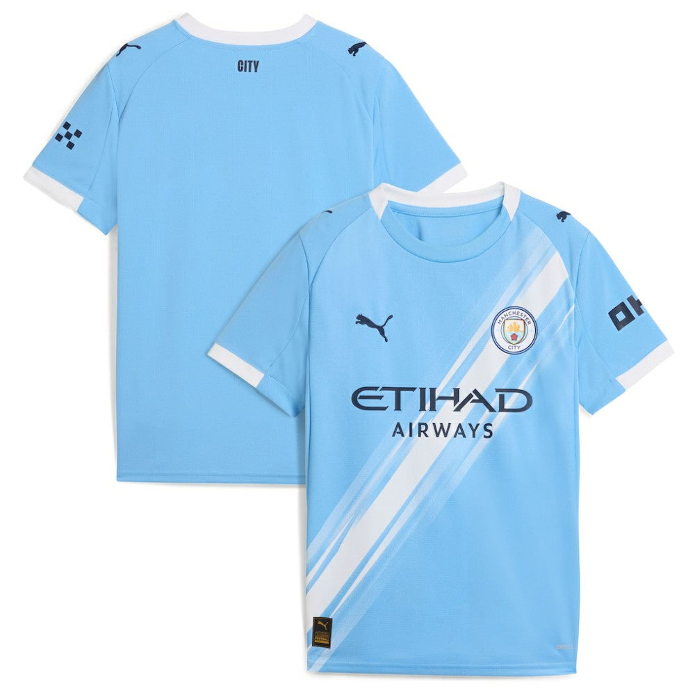 Manchester City Youth 2025/26 Home Replica Jersey Sky Blue | Puma