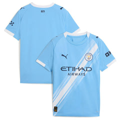 Manchester City Youth 2025/26 Home Replica Jersey Sky Blue | Puma