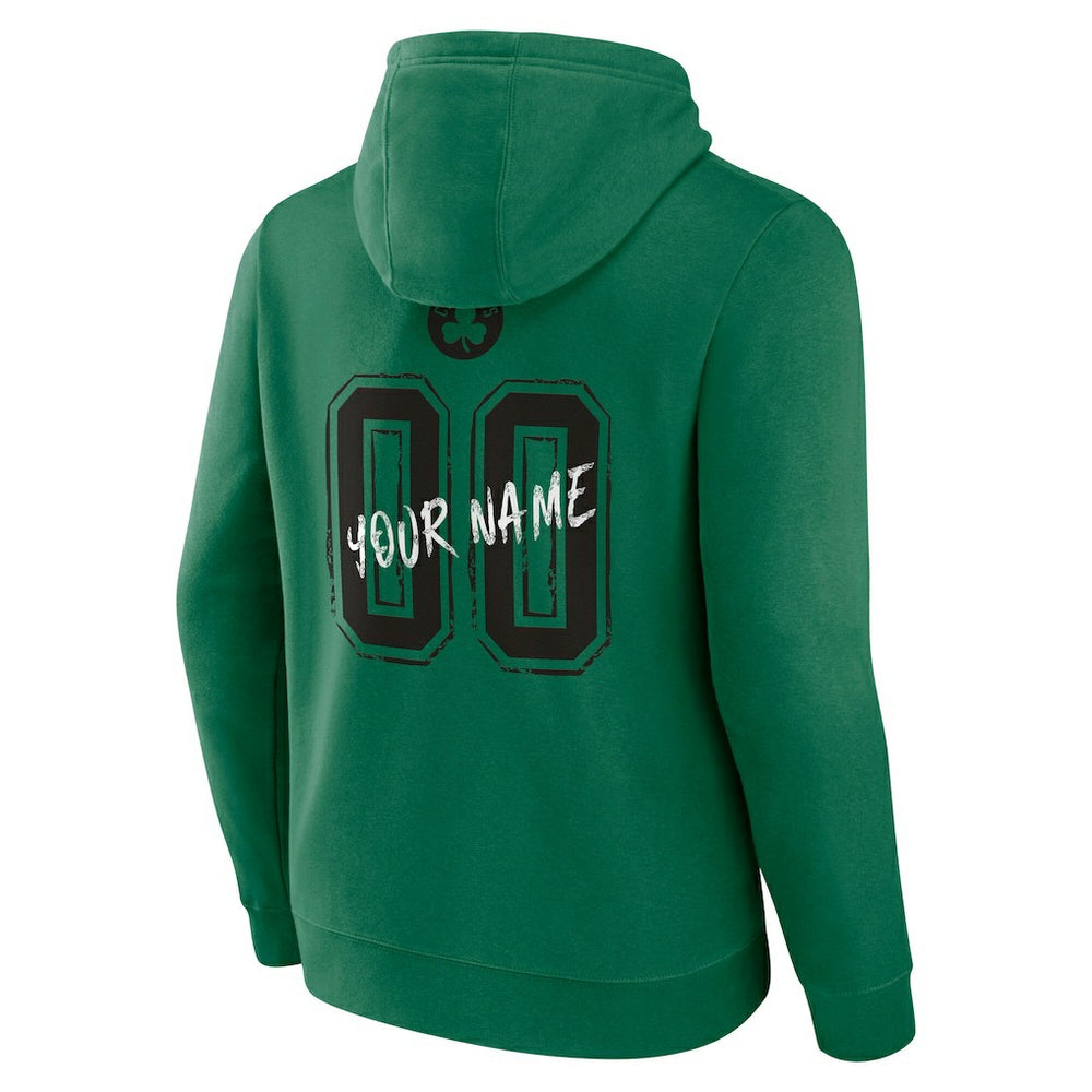 Boston Celtics Hustle Custom Pullover Hoodie Kelly Green - NBA