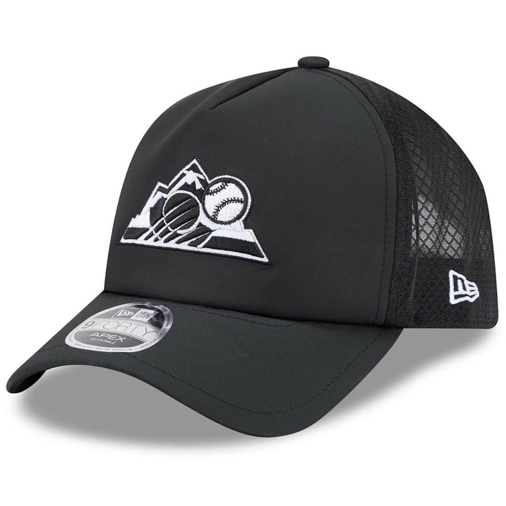 Colorado Rockies New Era 2026 Batting Practice Alternate Apex 9FORTY Adjustable Hat - MLB
