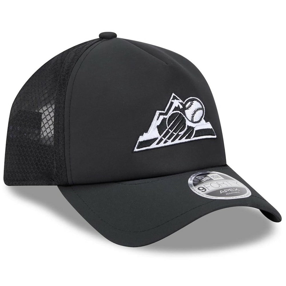 Colorado Rockies New Era 2026 Batting Practice Alternate Apex 9FORTY Adjustable Hat - MLB
