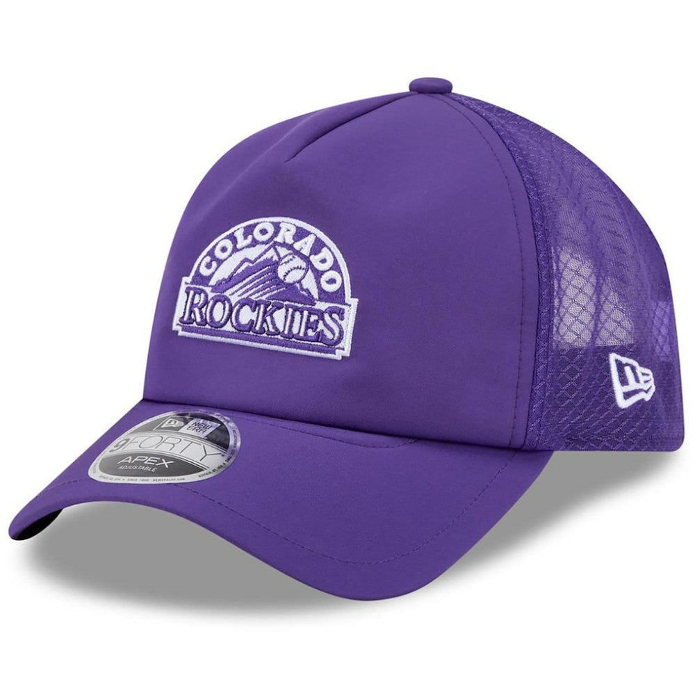 Colorado Rockies New Era 2026 Batting Practice Alternate Apex 9FORTY Adjustable Hat - MLB