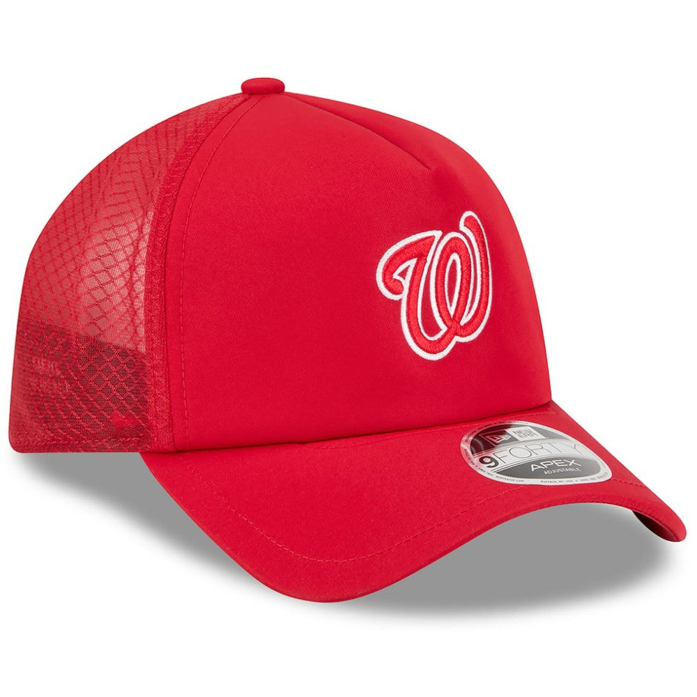 Washington Nationals New Era 2026 Batting Practice Alternate Apex 9FORTY Adjustable Hat - MLB