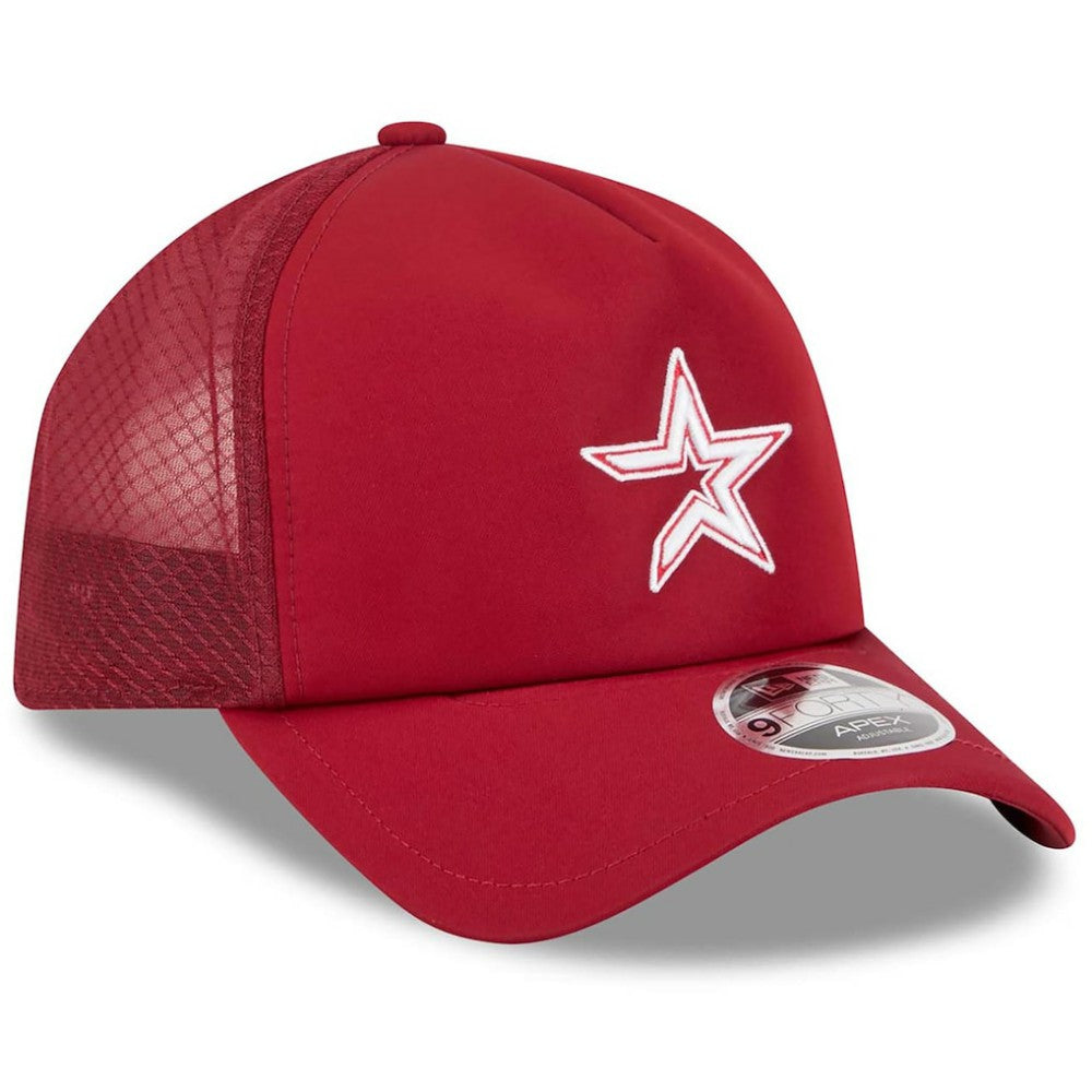 Houston Astros New Era 2026 Batting Practice Alternate Apex 9FORTY Adjustable Hat - MLB