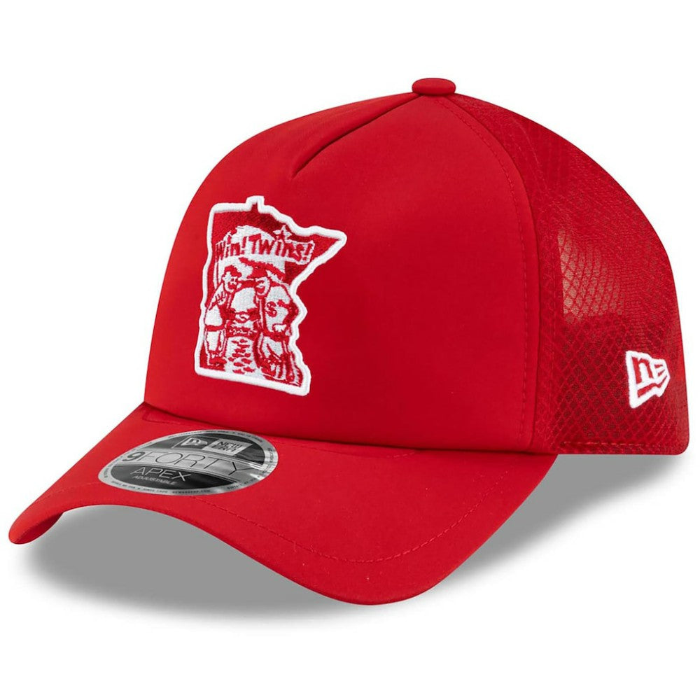 Minnesota Twins New Era 2026 Batting Practice Alternate Apex 9FORTY Adjustable Hat - MLB