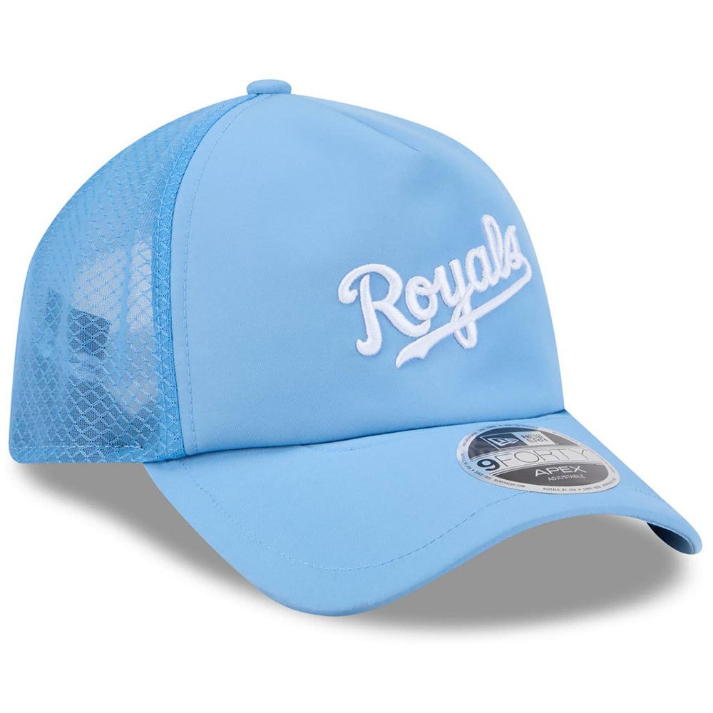 Kansas City Royals New Era 2026 Batting Practice Alternate Apex 9FORTY Adjustable Hat - MLB