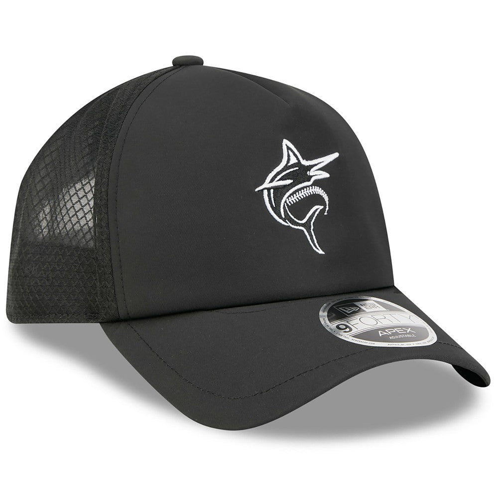 Miami Marlins New Era 2026 Batting Practice Alternate Apex 9FORTY Adjustable Hat - MLB