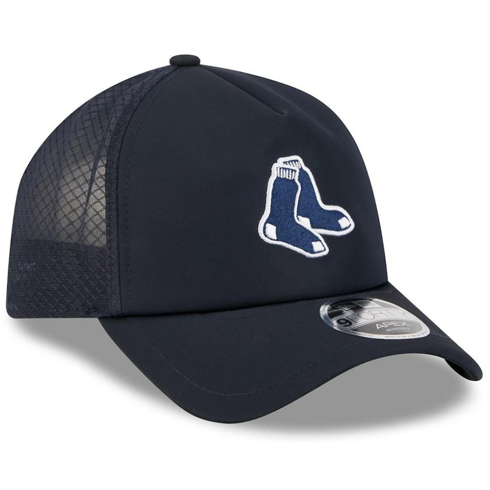 Boston Red Sox New Era 2026 Batting Practice Alternate Apex 9FORTY Adjustable Hat - MLB