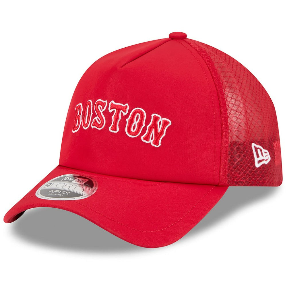 Boston Red Sox New Era 2026 Batting Practice Alternate Apex 9FORTY Adjustable Hat - MLB