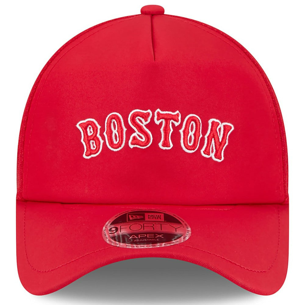 Boston Red Sox New Era 2026 Batting Practice Alternate Apex 9FORTY Adjustable Hat - MLB