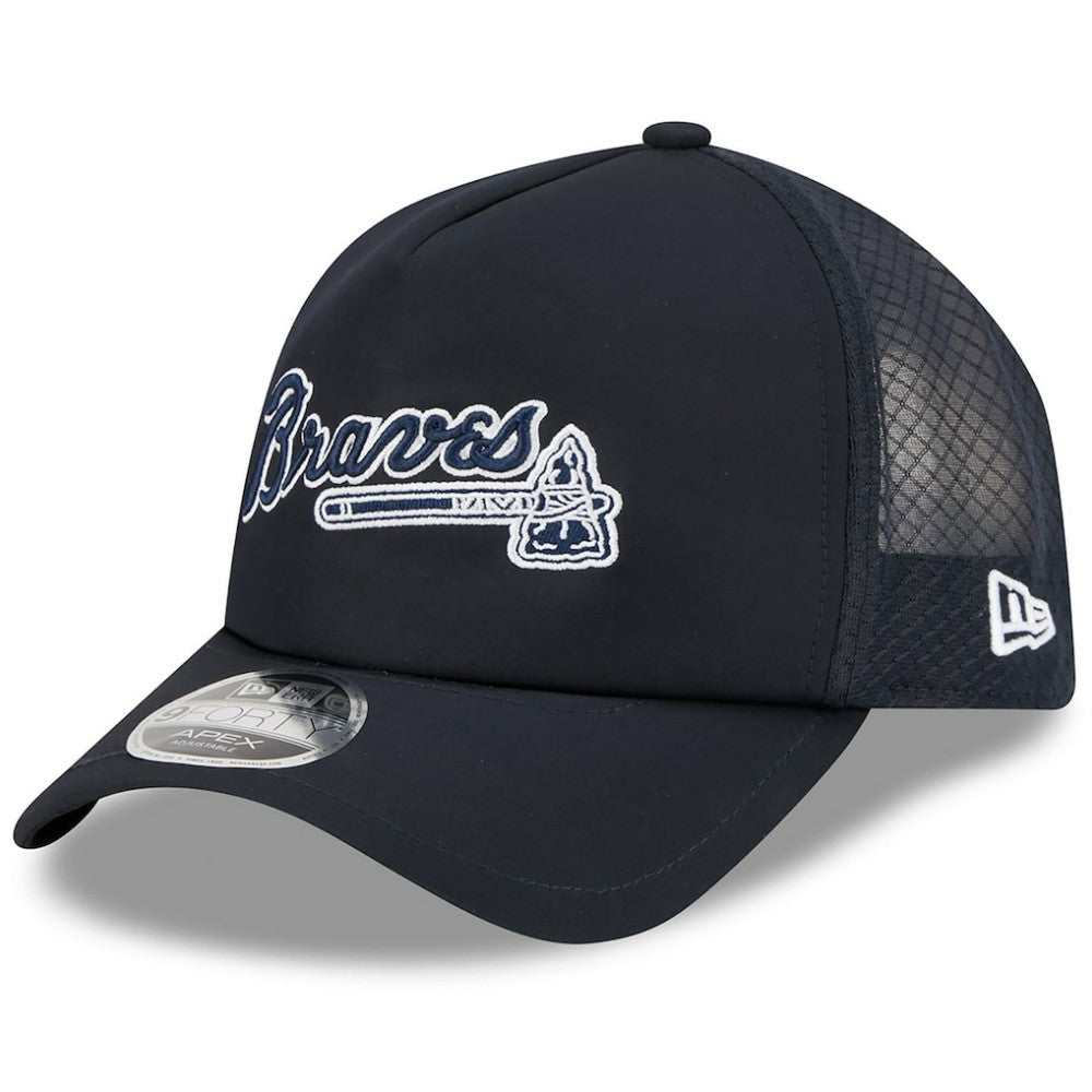 Atlanta Braves New Era 2026 Batting Practice Alternate Apex 9FORTY Adjustable Hat - MLB
