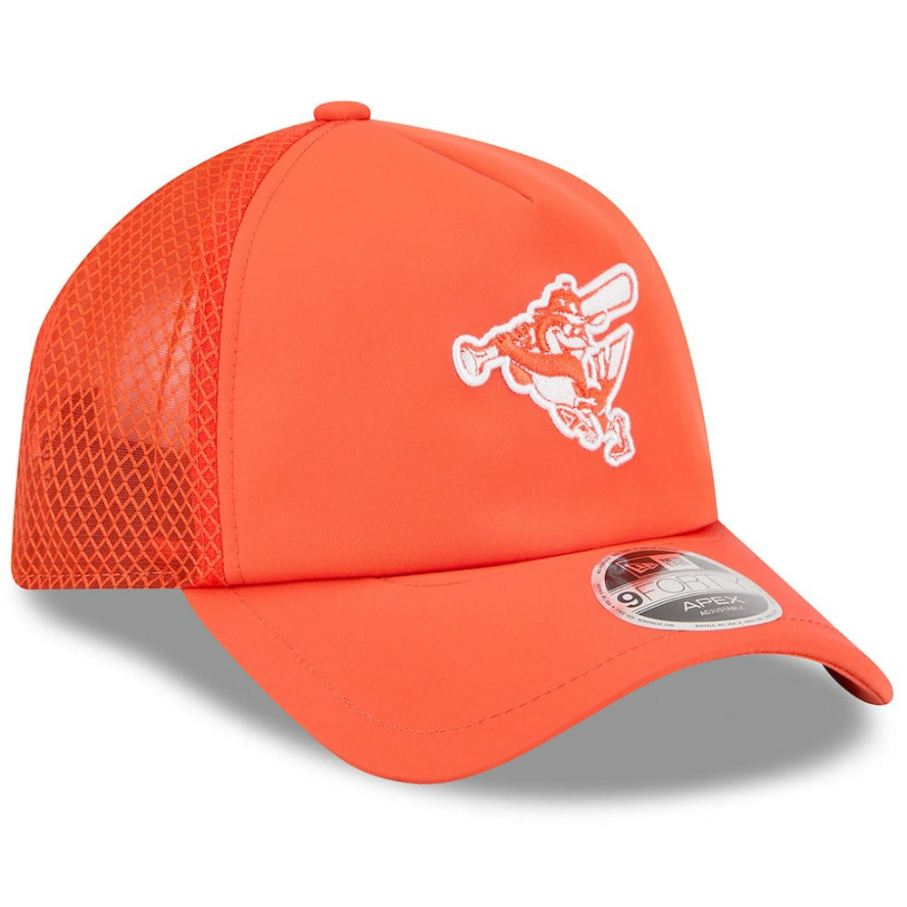 Baltimore Orioles New Era 2026 Batting Practice Alternate Apex 9FORTY Adjustable Hat - MLB