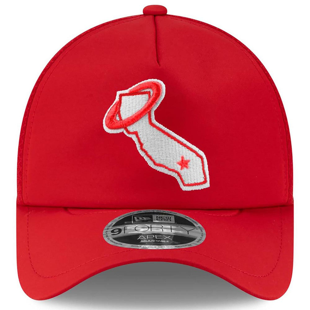 Los Angeles Angels New Era 2026 Batting Practice Alternate Apex 9FORTY Adjustable Hat - MLB