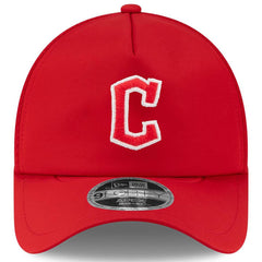 Cleveland Guardians New Era 2026 Batting Practice Apex 9FORTY Adjustable Trucker Hat - MLB