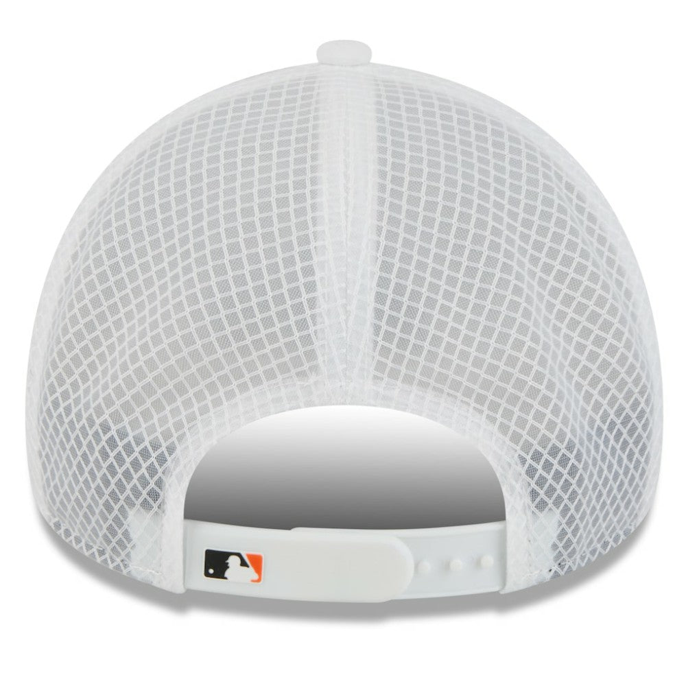 Baltimore Orioles New Era 2026 Batting Practice Apex 9FORTY Adjustable Trucker Hat - MLB