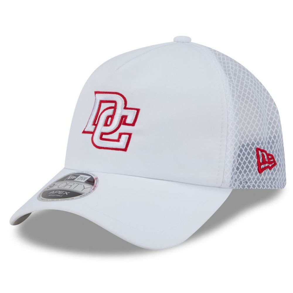 Washington Nationals New Era 2026 Batting Practice Apex 9FORTY Adjustable Trucker Hat - MLB