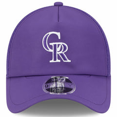 Colorado Rockies New Era 2026 Batting Practice Apex 9FORTY Adjustable Trucker Hat - MLB