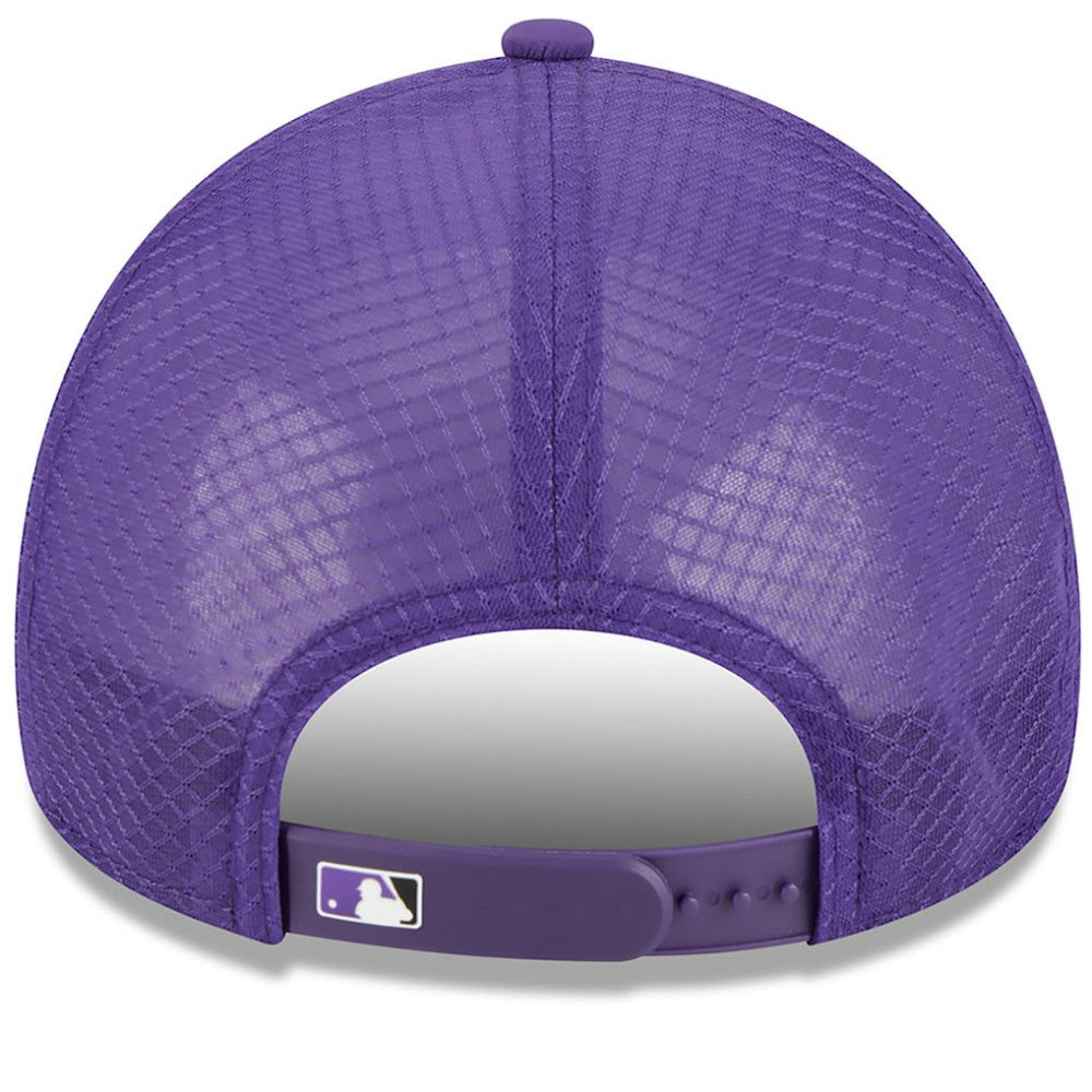 Colorado Rockies New Era 2026 Batting Practice Apex 9FORTY Adjustable Trucker Hat - MLB