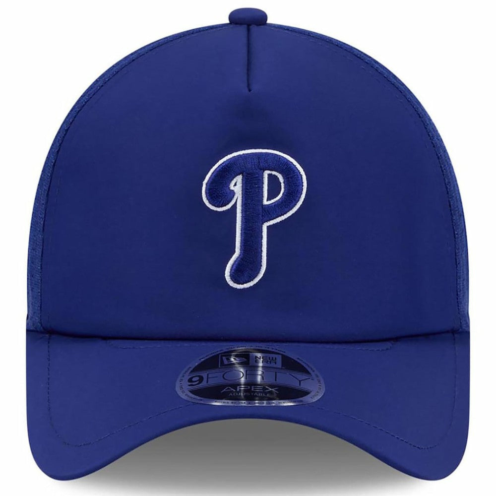 Philadelphia Phillies New Era 2026 Batting Practice Apex 9FORTY Adjustable Trucker Hat - MLB