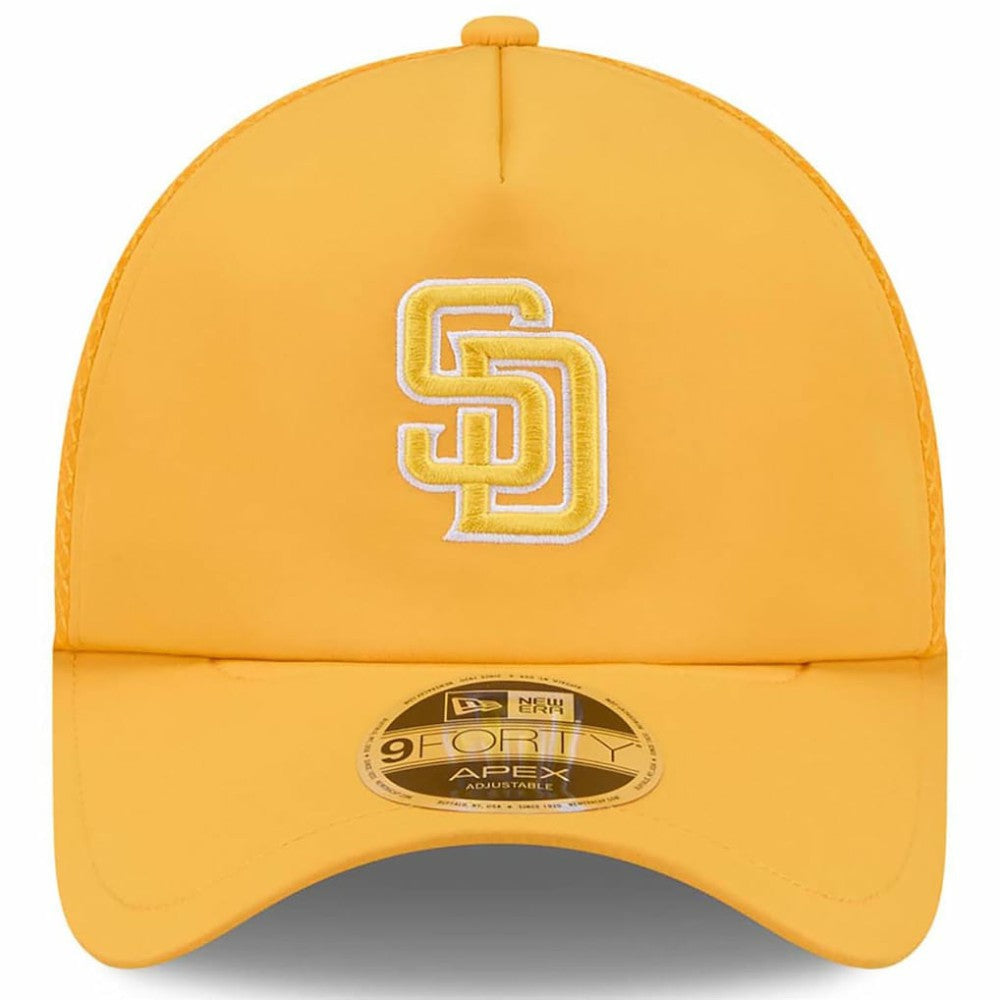 San Diego Padres New Era 2026 Batting Practice Apex 9FORTY Adjustable Trucker Hat - MLB