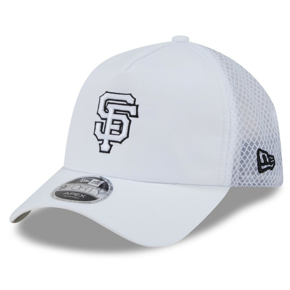 San Francisco Giants New Era 2026 Batting Practice Apex 9FORTY Adjustable Trucker Hat - MLB