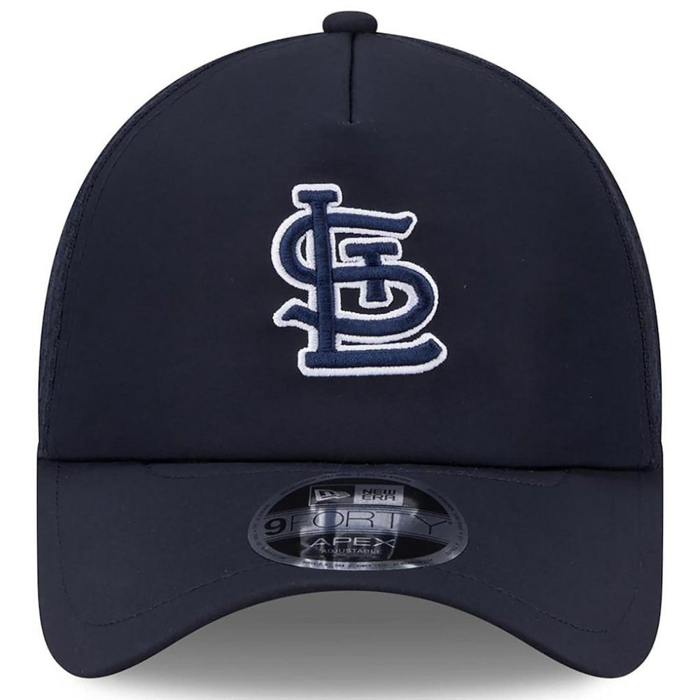 St. Louis Cardinals New Era 2026 Batting Practice Apex 9FORTY Adjustable Trucker Hat - MLB