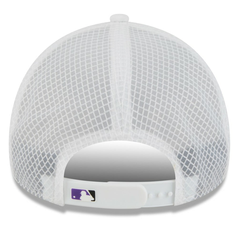 Colorado Rockies New Era 2026 Batting Practice Apex 9FORTY Adjustable Trucker Hat - MLB