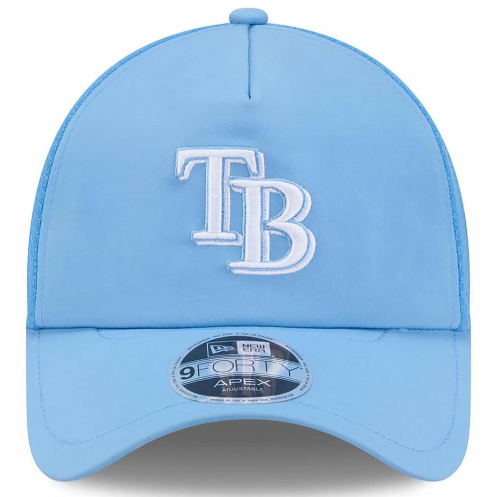 Tampa Bay Rays New Era 2026 Batting Practice Apex 9FORTY Adjustable Trucker Hat - MLB