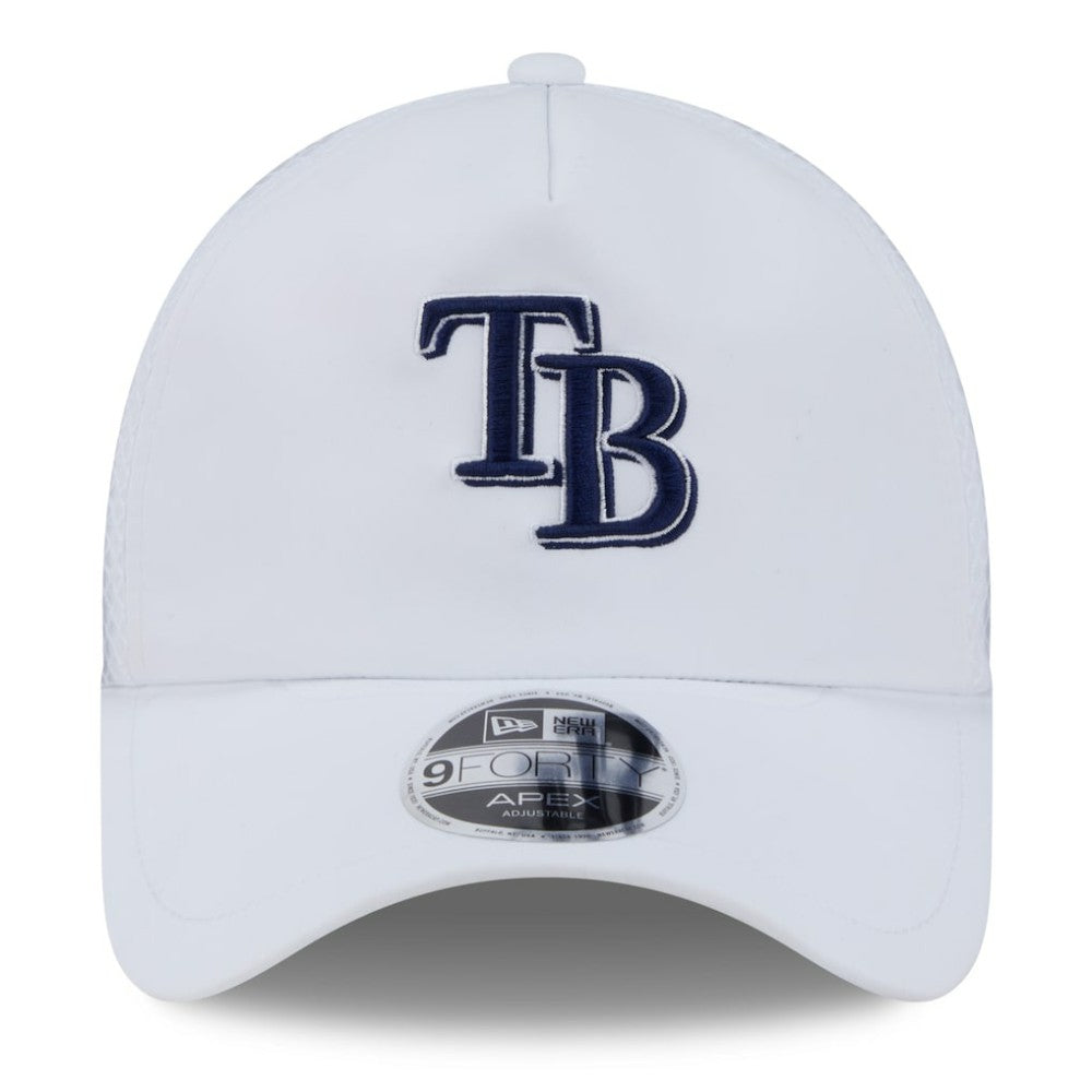Tampa Bay Rays New Era 2026 Batting Practice Apex 9FORTY Adjustable Trucker Hat - MLB