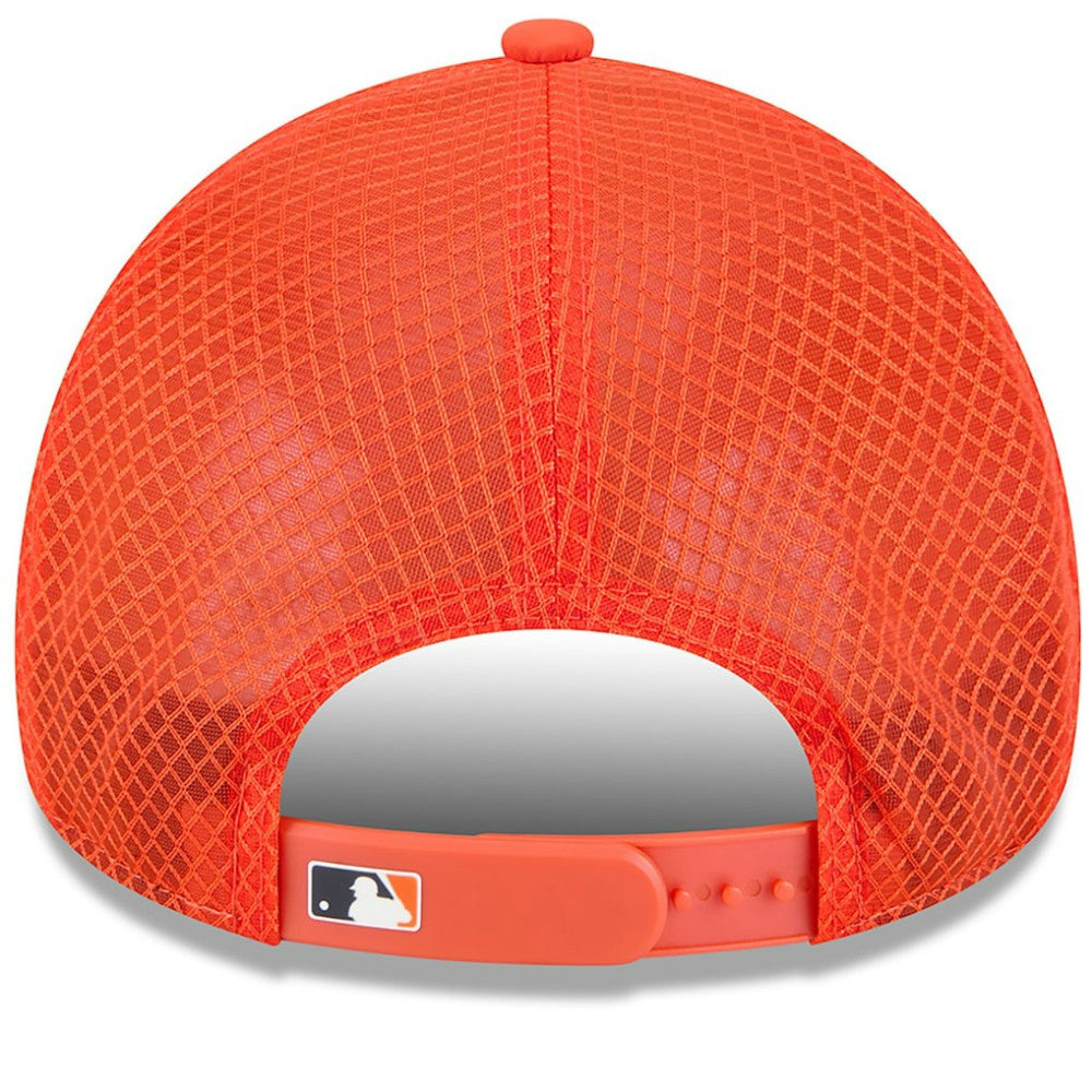 Detroit Tigers New Era 2026 Batting Practice Apex 9FORTY Adjustable Trucker Hat - MLB