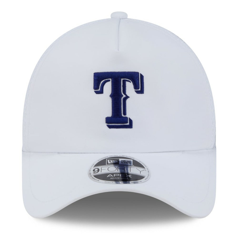Texas Rangers New Era 2026 Batting Practice Apex 9FORTY Adjustable Trucker Hat - MLB