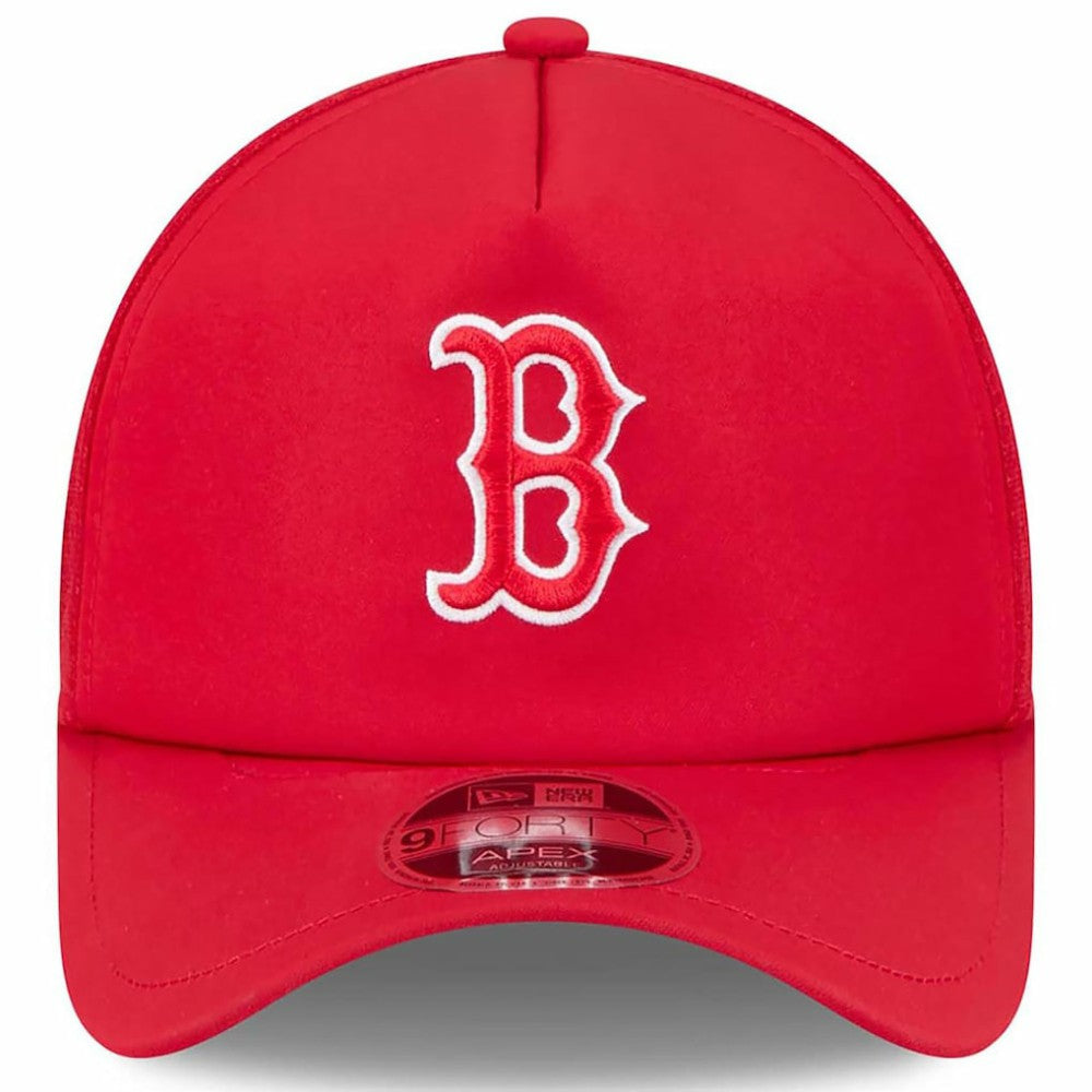 Boston Red Sox New Era 2026 Batting Practice Apex 9FORTY Adjustable Trucker Hat - MLB