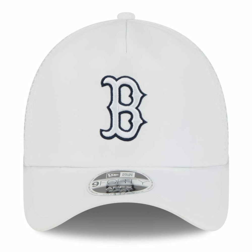 Boston Red Sox New Era 2026 Batting Practice Apex 9FORTY Adjustable Trucker Hat - MLB