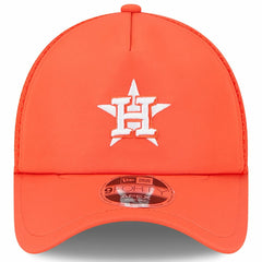 Houston Astros New Era 2026 Batting Practice Apex 9FORTY Adjustable Trucker Hat - MLB