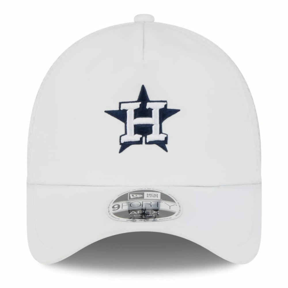 Houston Astros New Era 2026 Batting Practice Apex 9FORTY Adjustable Trucker Hat - MLB