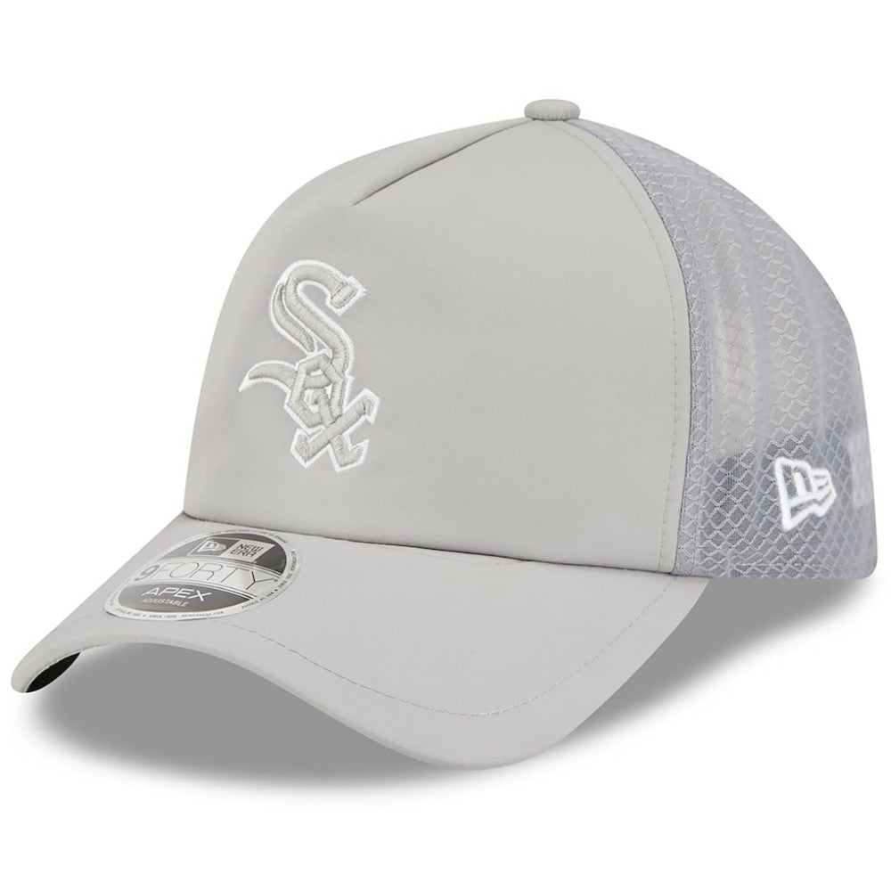 Chicago White Sox New Era 2026 Batting Practice Apex 9FORTY Adjustable Trucker Hat - MLB