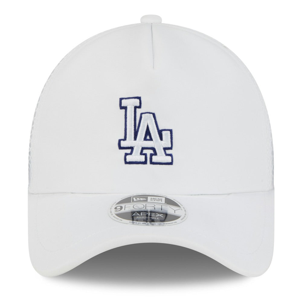 Los Angeles Dodgers New Era 2026 Batting Practice Apex 9FORTY Adjustable Trucker Hat - MLB