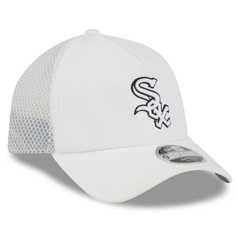 Chicago White Sox New Era 2026 Batting Practice Apex 9FORTY Adjustable Trucker Hat - MLB