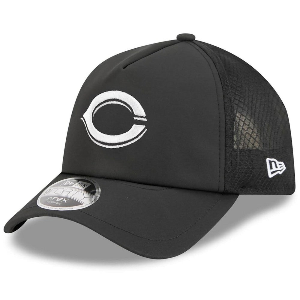 Cincinnati Reds New Era 2026 Batting Practice Apex 9FORTY Adjustable Trucker Hat - MLB