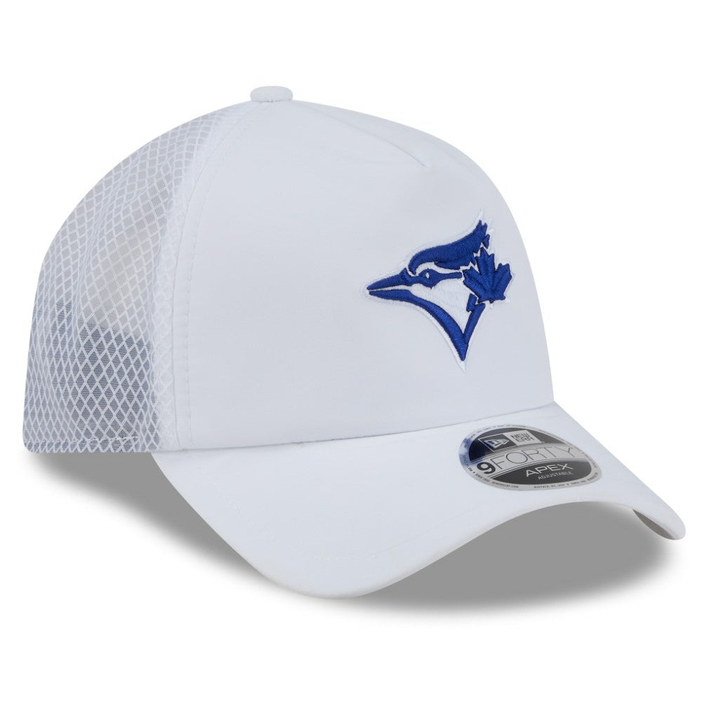 Toronto Blue Jays New Era 2026 Batting Practice Apex 9FORTY Adjustable Trucker Hat - MLB