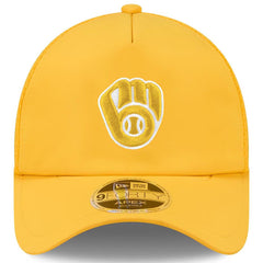 Milwaukee Brewers New Era 2026 Batting Practice Apex 9FORTY Adjustable Trucker Hat - MLB